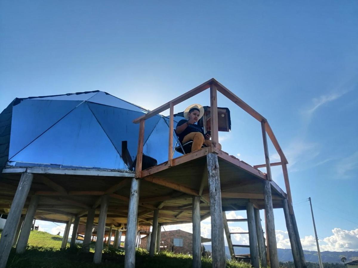 Cabanas El Mirador Del Tomine Гуатавита Экстерьер фото